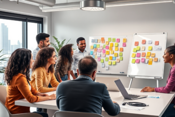 Un professionnel travaillant en équipe pour atteindre des objectifs communs.