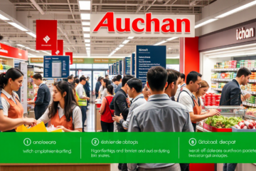 Découvrez les salaires et avantages offerts aux employés chez Auchan, une grande chaîne de supermarchés.