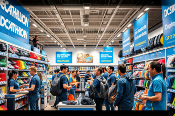 Postuler pour un emploi chez Decathlon, une entreprise dédiée au sport.