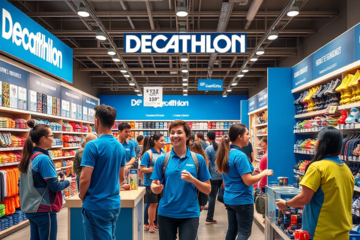 Image représentant les salaires et bénéfices chez Decathlon pour les employés sportifs.