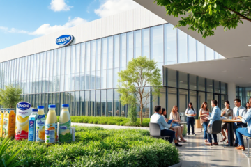 Overview of Danone’s job opportunities and employee benefits.