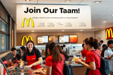 Opportunités d'emploi chez McDonald's avec des salaires et avantages compétitifs.