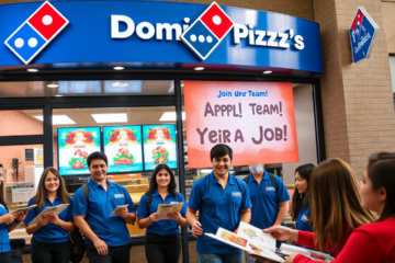 Emploi dans une pizzeria Dominos Pizza